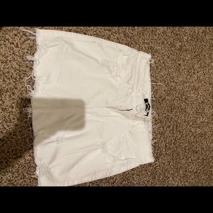 White Denim Skirt